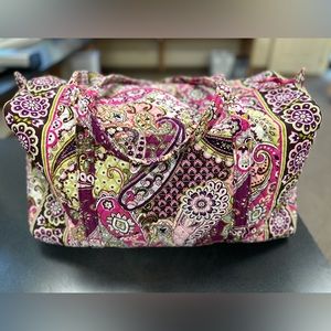 Vera Bradley Weekender Bag - Very Berry Paisley